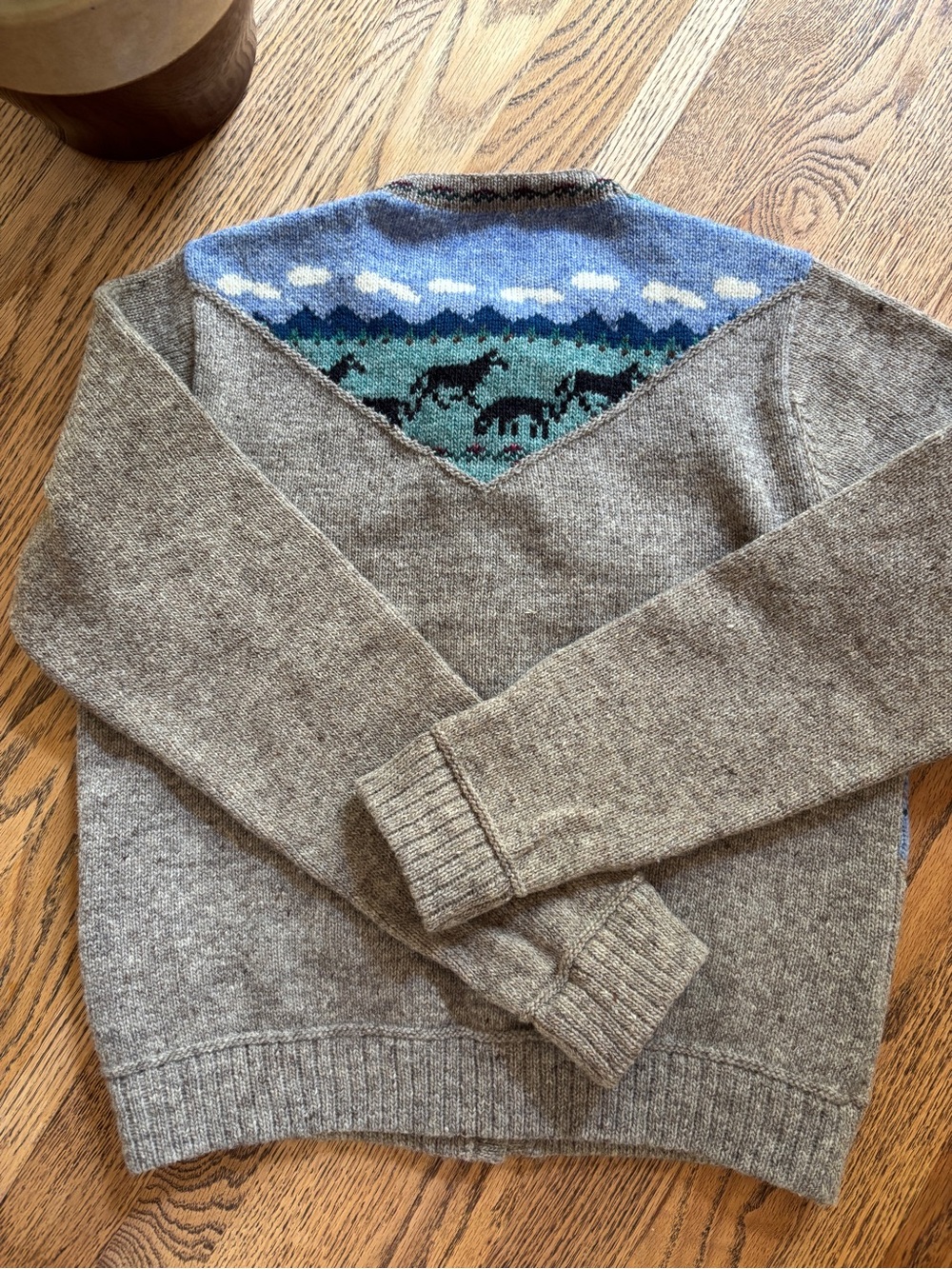 Vintage 100% Wool cardigan women’s cardigan - Picture 6 of 11